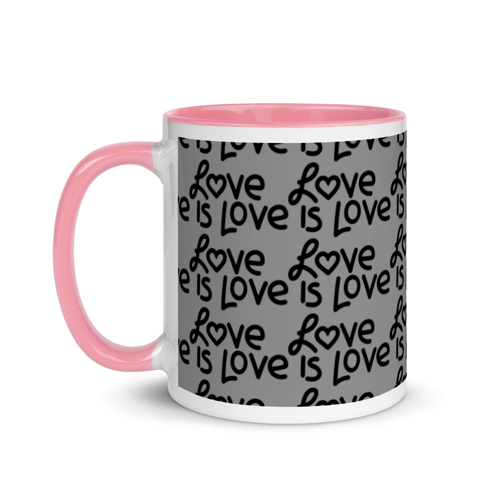 Love Is Love Mug with Color Inside