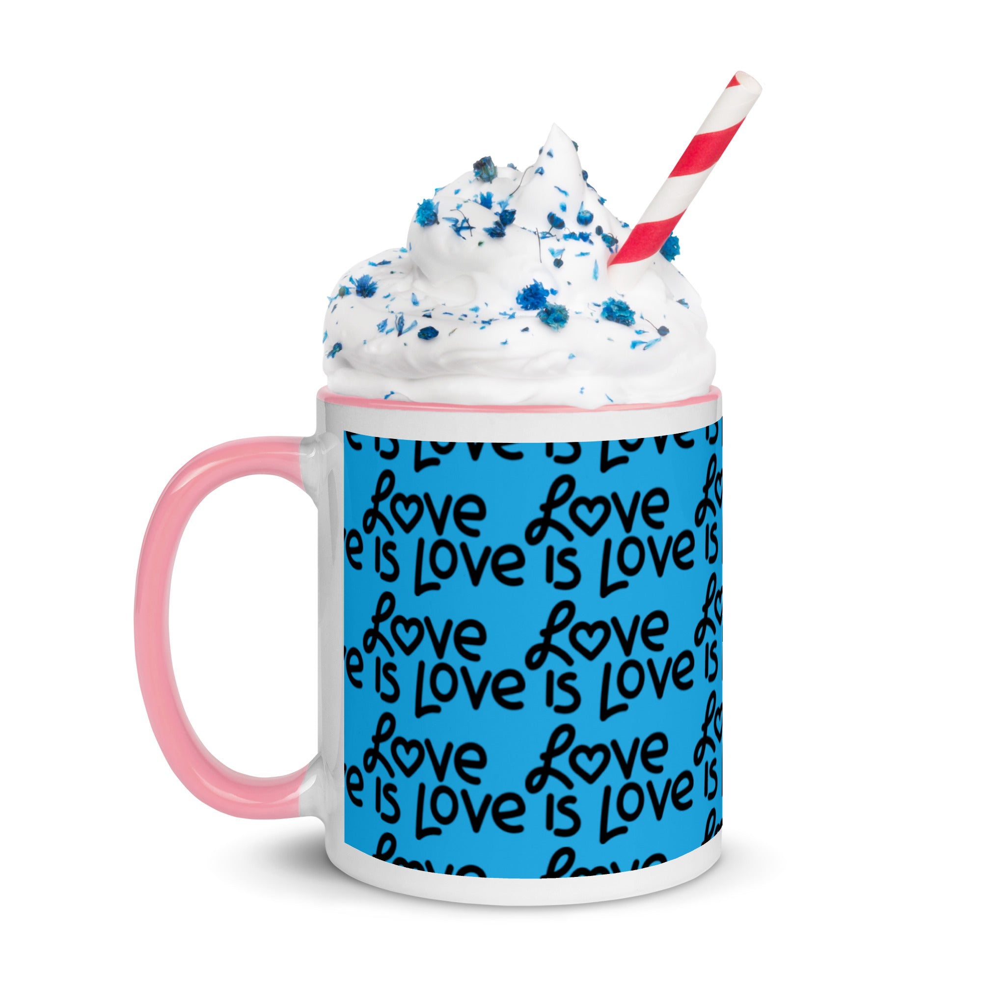 Love Is Love Mug with Color Inside