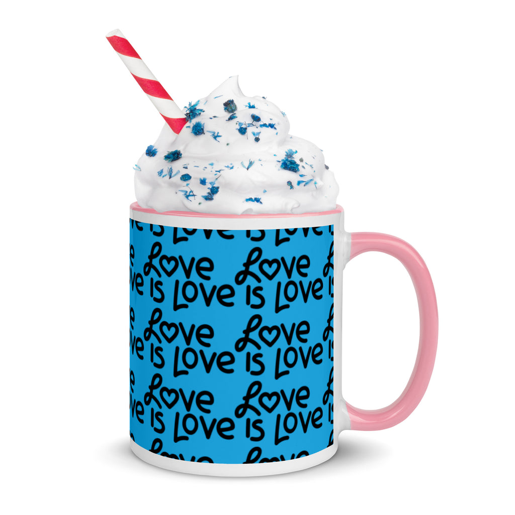 Love Is Love Mug with Color Inside