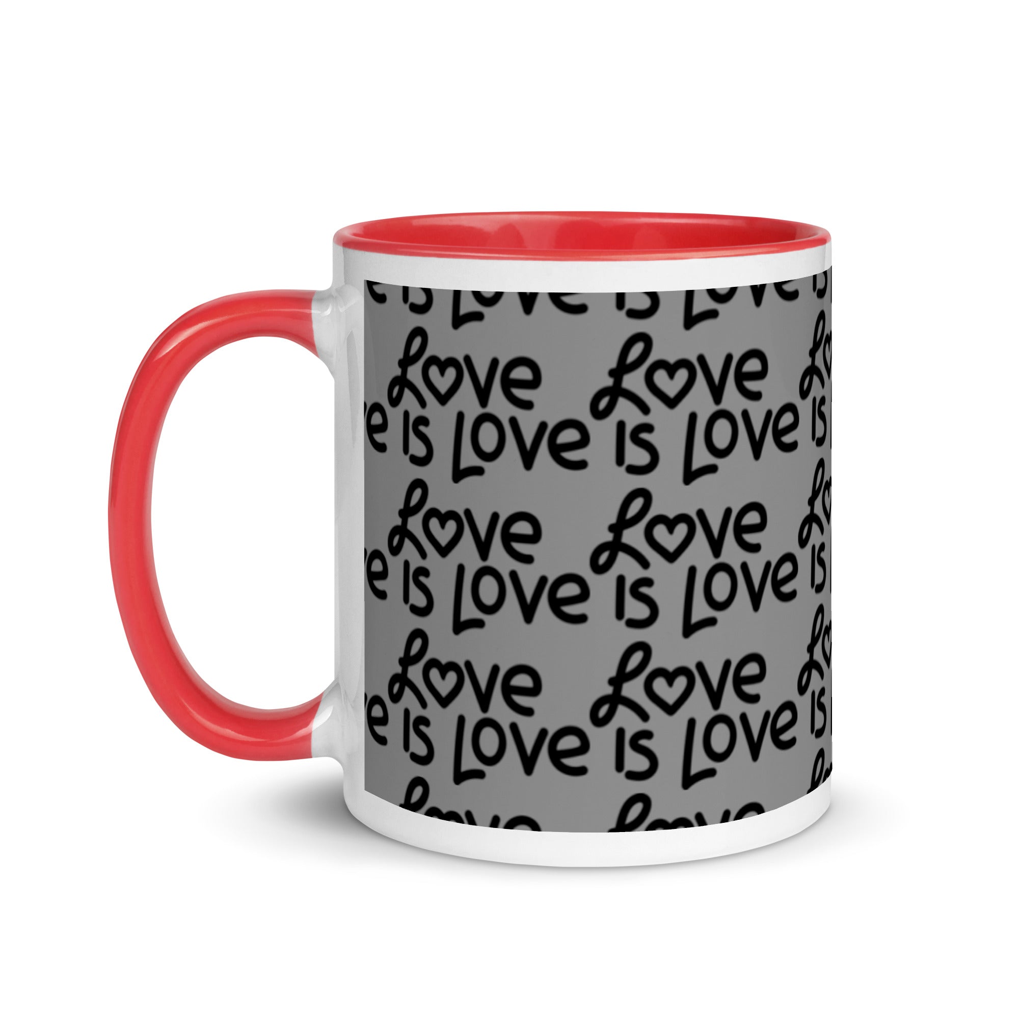 Love Is Love Mug with Color Inside