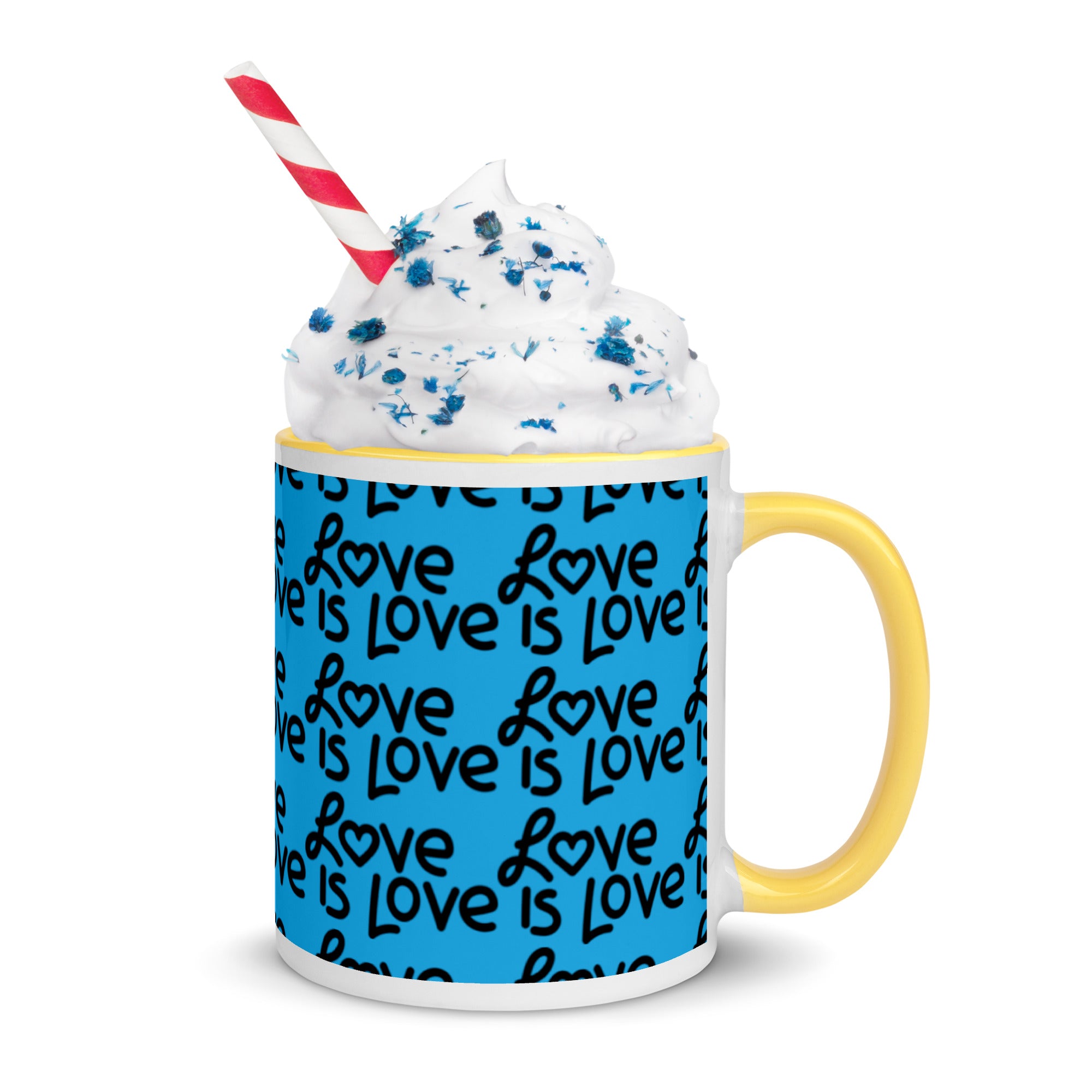 Love Is Love Mug with Color Inside